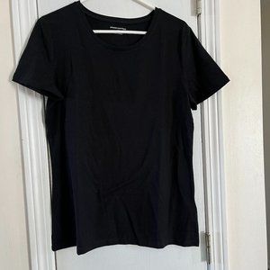 Black Amazon Essentials Crewneck Tee